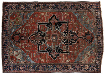 Bakshaish rug, large central medallion