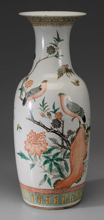 Famille Verte Porcelain Vase Chinese,