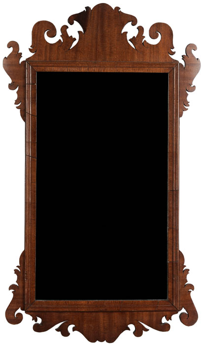 Chippendale Mahogany Mirror British 114a7c