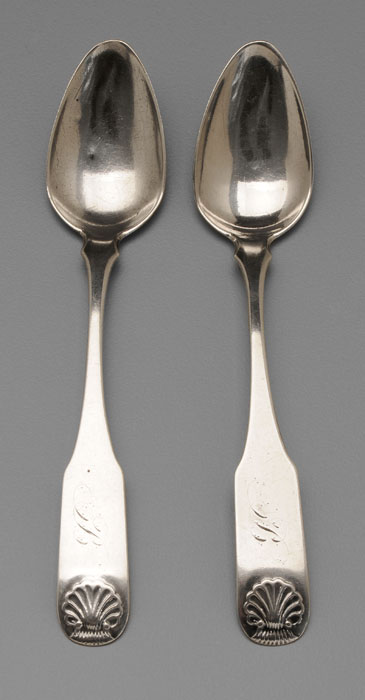 Burnette Coin Silver Spoons Georgetown  114aa0