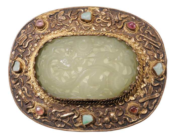 Jade Plaque Qinglong Dynasty, even