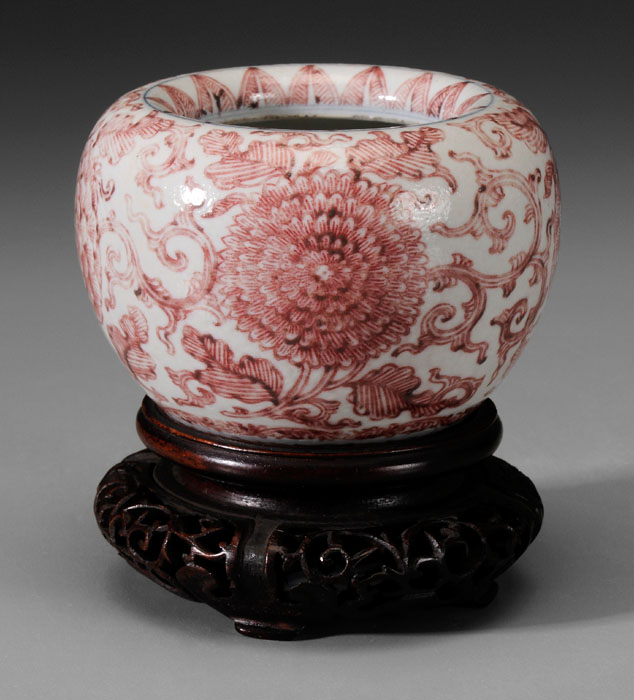 Copper-Red Decorated Porcelain