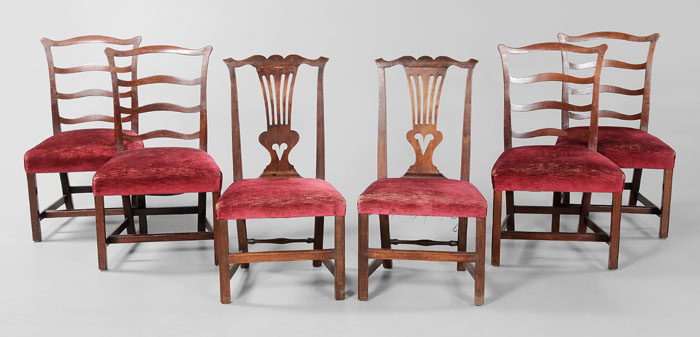 Assembled Set of Six Georgian Mahogany 114aa6