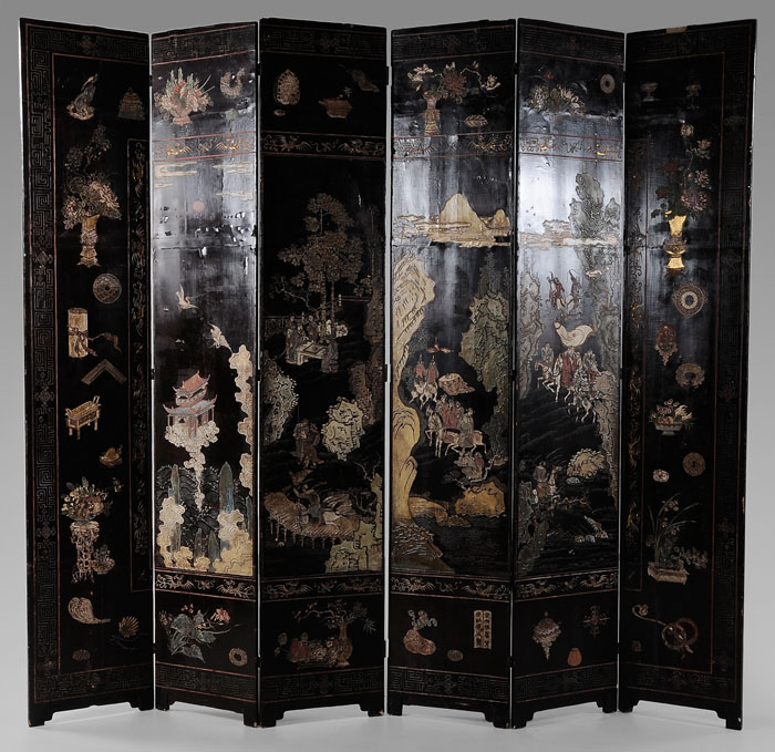 Coromandel Six-Panel Screen Chinese,