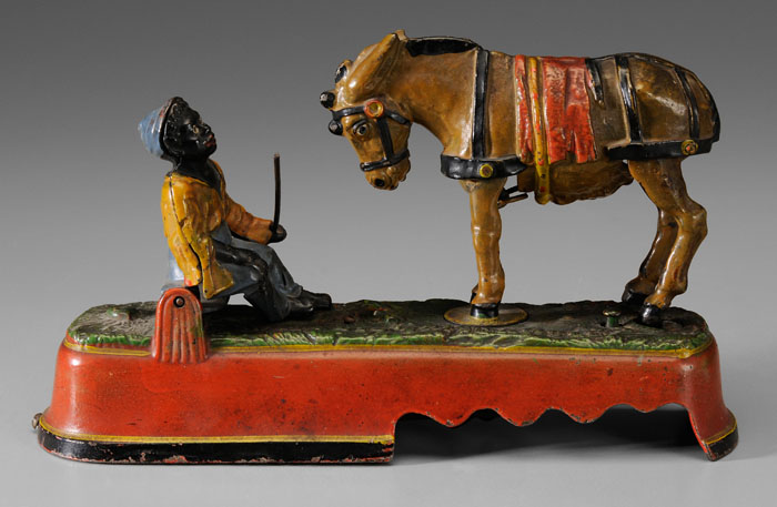 Spise A Mule Mechanical Bank American,