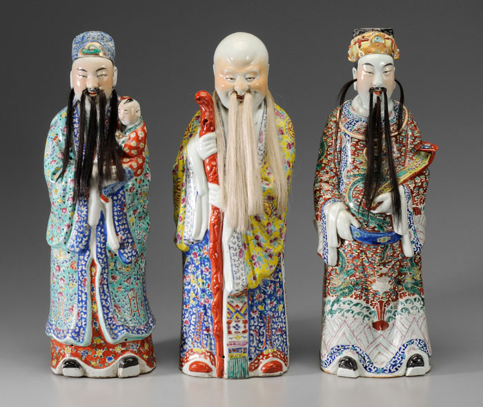 Porcelain Figures, The Three Star
