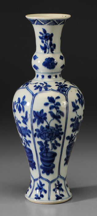 Blue and White Porcelain Vase Chinese,