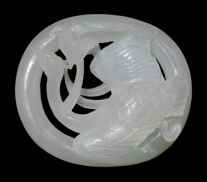 White Jade Plaque Jin Yuan Dynasty  114af1