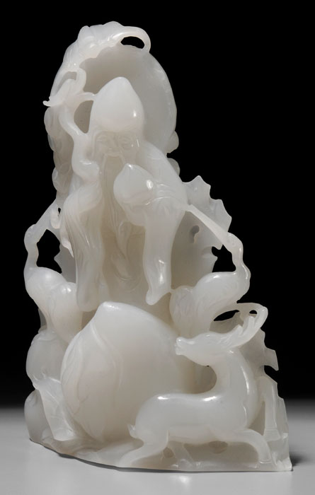 Jade Figural Group Qing Dynasty  114b39