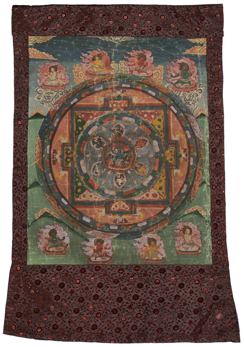 Mandala Thangka Tibetan 19th century  114b48