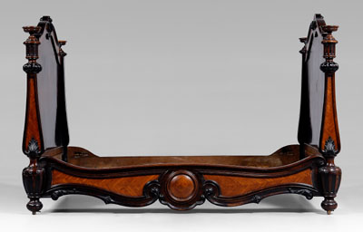 French Victorian rosewood carved
