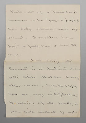 Louisa May Alcott autograph letter 117a43
