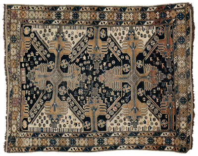 Finely woven Shirvan rug central 117a5f