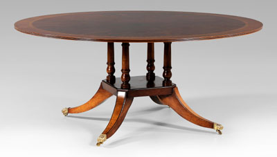 Regency style mahogany dining table  117aa6
