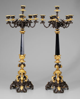 Pair Louis Philippe candelabra  117af7