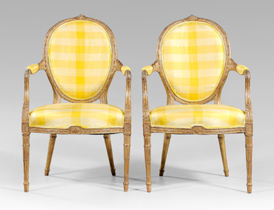 Fine pair George III gilt wood 117b18