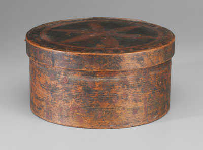 Rare 1775 box, Salem, North Carolina,