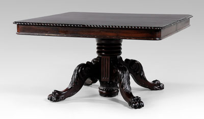 Chippendale style extension table  117b5d