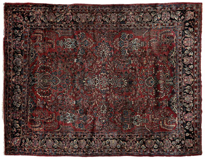 Sarouk rug typical floral and 117b82
