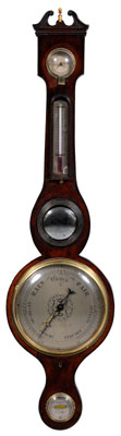 Inlaid English barometer string inlaid 117ba6