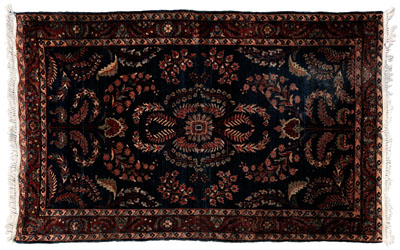 Sarouk rug, heavy construction,