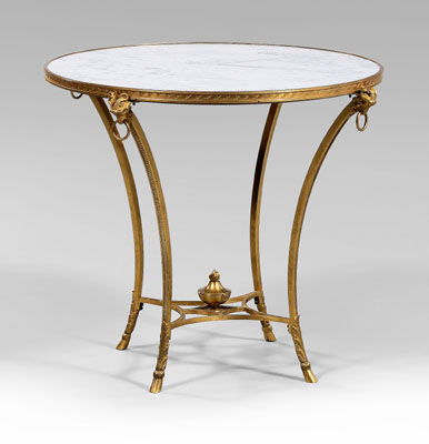 French Empire style gueridon, variegated