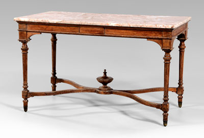 Louis XVI style center table, variegated