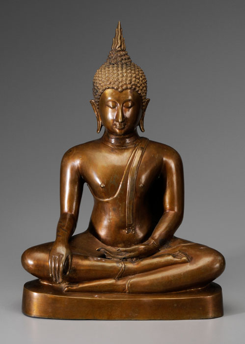 Bronze Buddha Thai 19th century 117c56