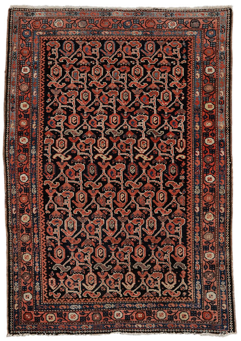 Hamadan Rug Persian 20th century  117c7e