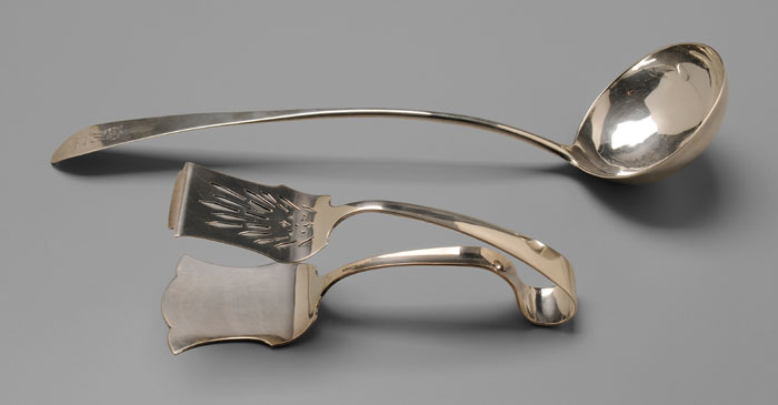 Silver Ladle, Tongs George III