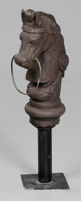 Cast Iron Horse Hitching Post probably