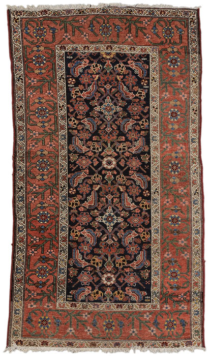 Hamadan Rug Persian 20th century  117cda