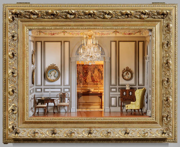Louis XVI Style Miniature Salon 117cde