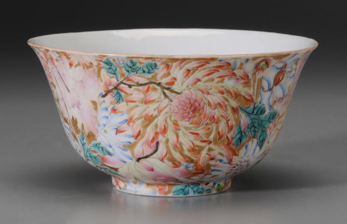 Mille Fleurs Porcelain Bowl Chinese,