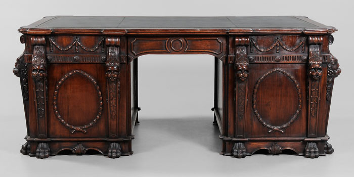 Chippendale Style Carved Mahogany 117d01