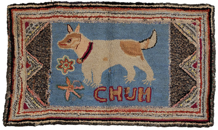 Hooked Rug attributed to Clemmons, North