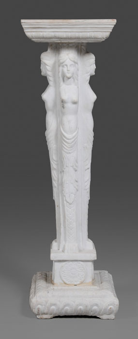 Classical Carved Marble Pedestal 117d3f