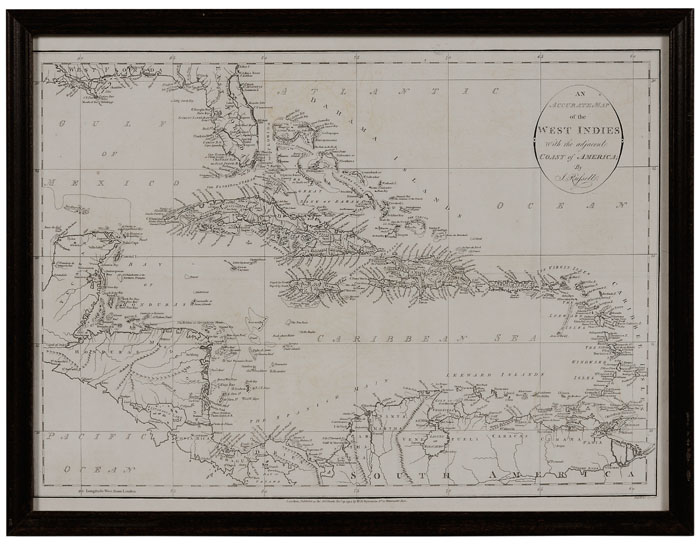 Map of the West Indies, London 1794