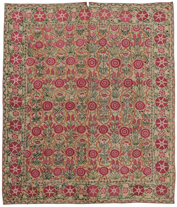 Fine Suzani Embroidery Uzbekistan  117d5b
