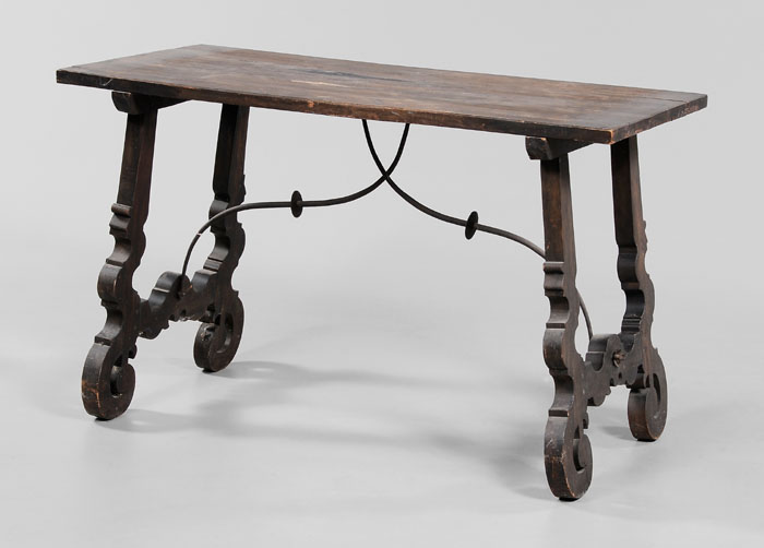 Spanish Baroque Style Trestle Table 117dba