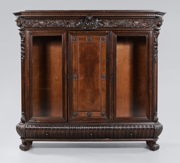 Baroque Style Burlwood Cabinet 117dbf