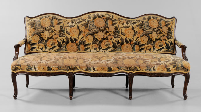 Louis XV Style Carved and Upholstered