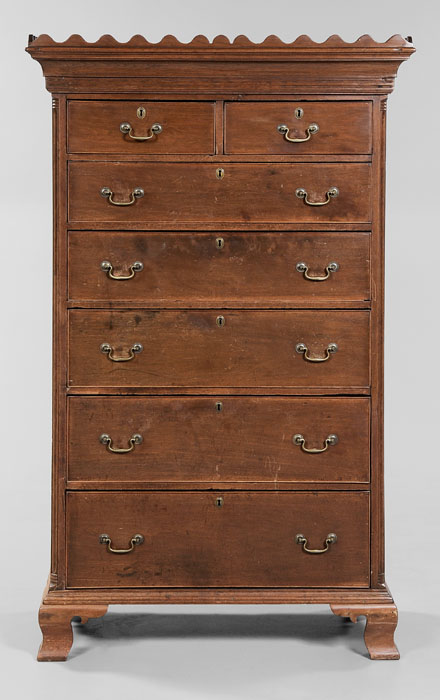 Southern Walnut Tall Chest of Drawers 117e03