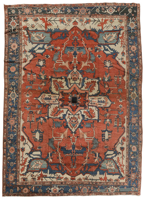 Fine Serapi Carpet well-drawn with