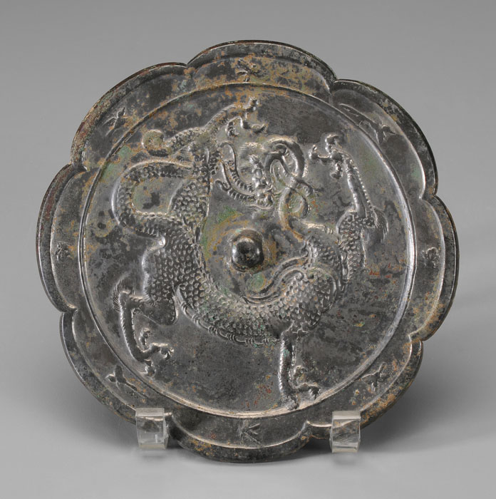 Silvery Bronze Mirror Chinese  117e89