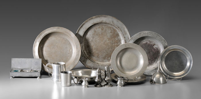 Collection of Early Pewter English