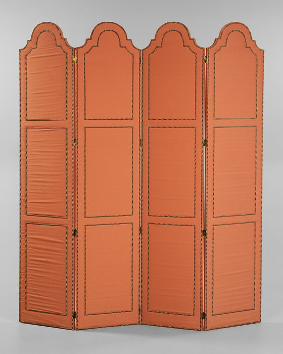 Baroque Style Four-Panel Room Screen