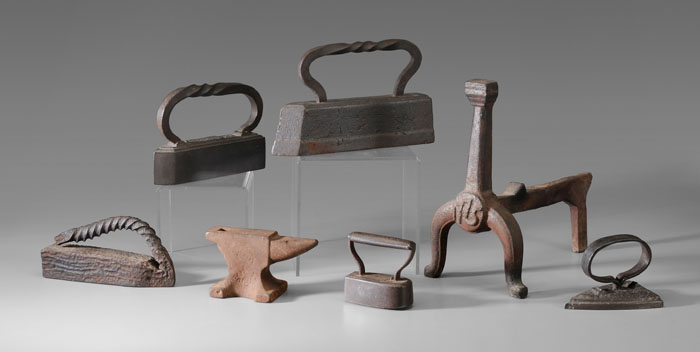 Collection of Irons, Andiron, anvil