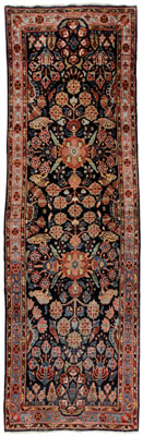 Persian Runner mid 20th century  117ed3