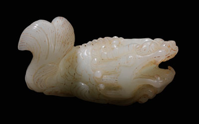 Peking Glass Dragon Carp or Makara